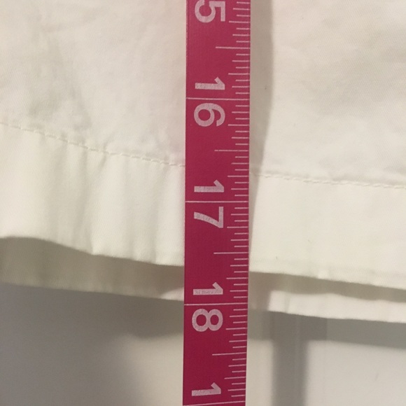Size 0 J. Crew White Bermuda Shorts - Picture 2 of 5